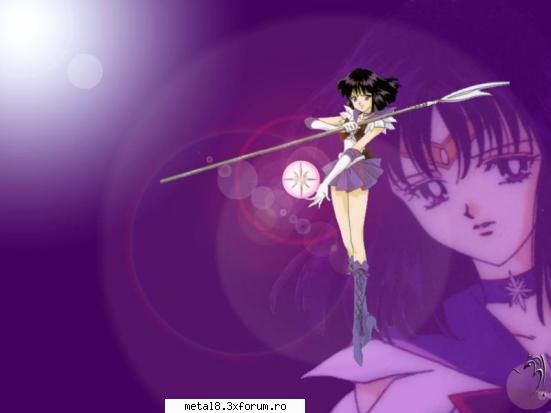 personajul preferat pers. meu preferat este sailor saturn.