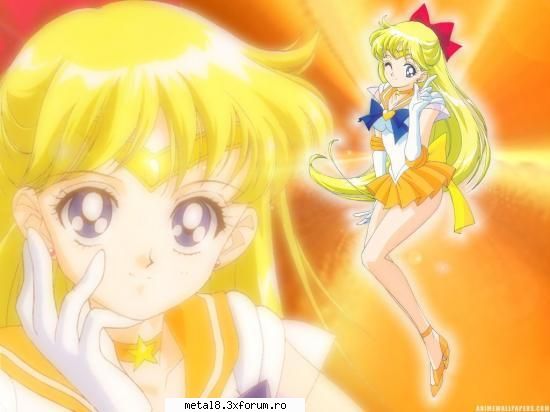 Personajul preferat - Imi place Venus , oricum eram mica atunci cand am - Sailor Moon