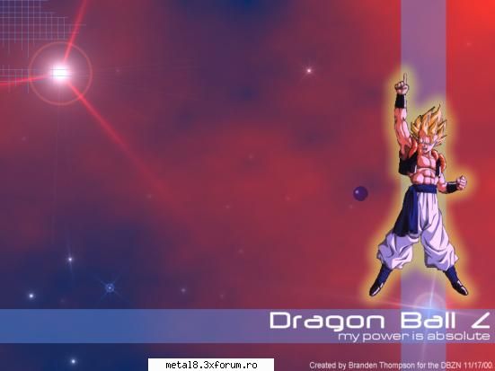Poze cu personaje din anime-uri - Wallpaperul meu favorit din DBZ - Wallpapapers